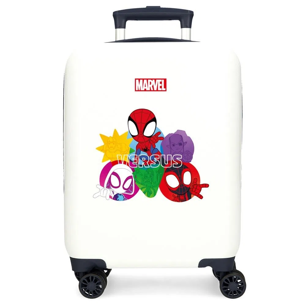 Disney Spidey Versus Equipaje- Equipaje para niños, Niños, Versus Cierre de combinación Lateral 4 Ruedas Equipaje de Mano está Fabricada en ABS, un Material rígido y Ligero.