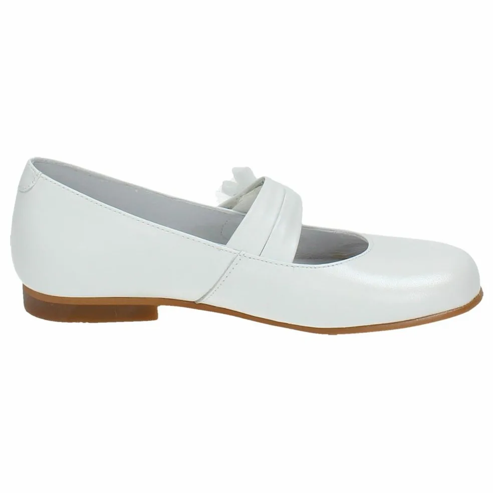 872338 ZAPATOS DE CEREMONIA NIÑA ZAPATO COMUNIÓN BLANCO 38