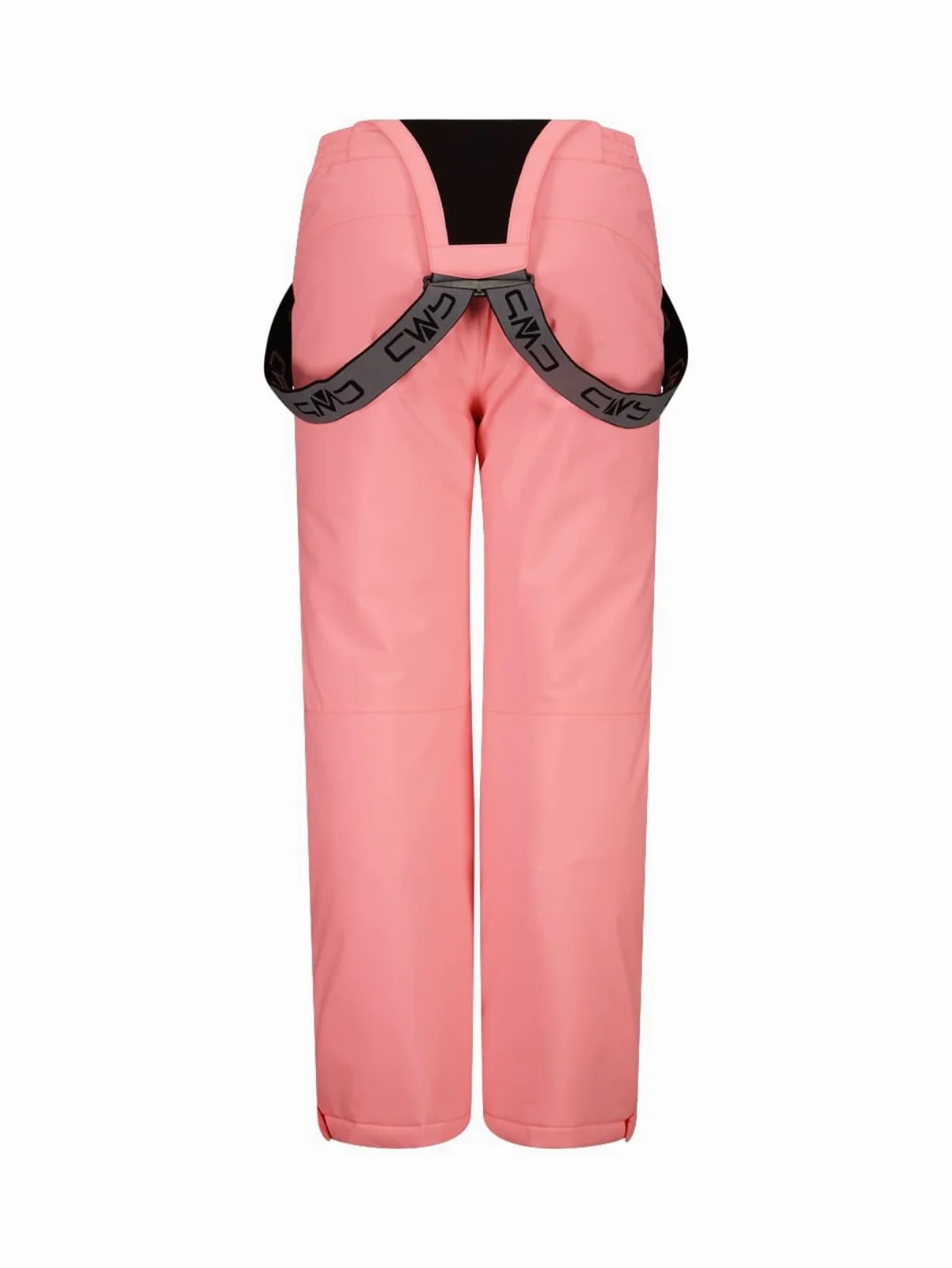 CMP Clima Protect - Pantalón de esquí infantil con tirantes extraíbles, color rosa