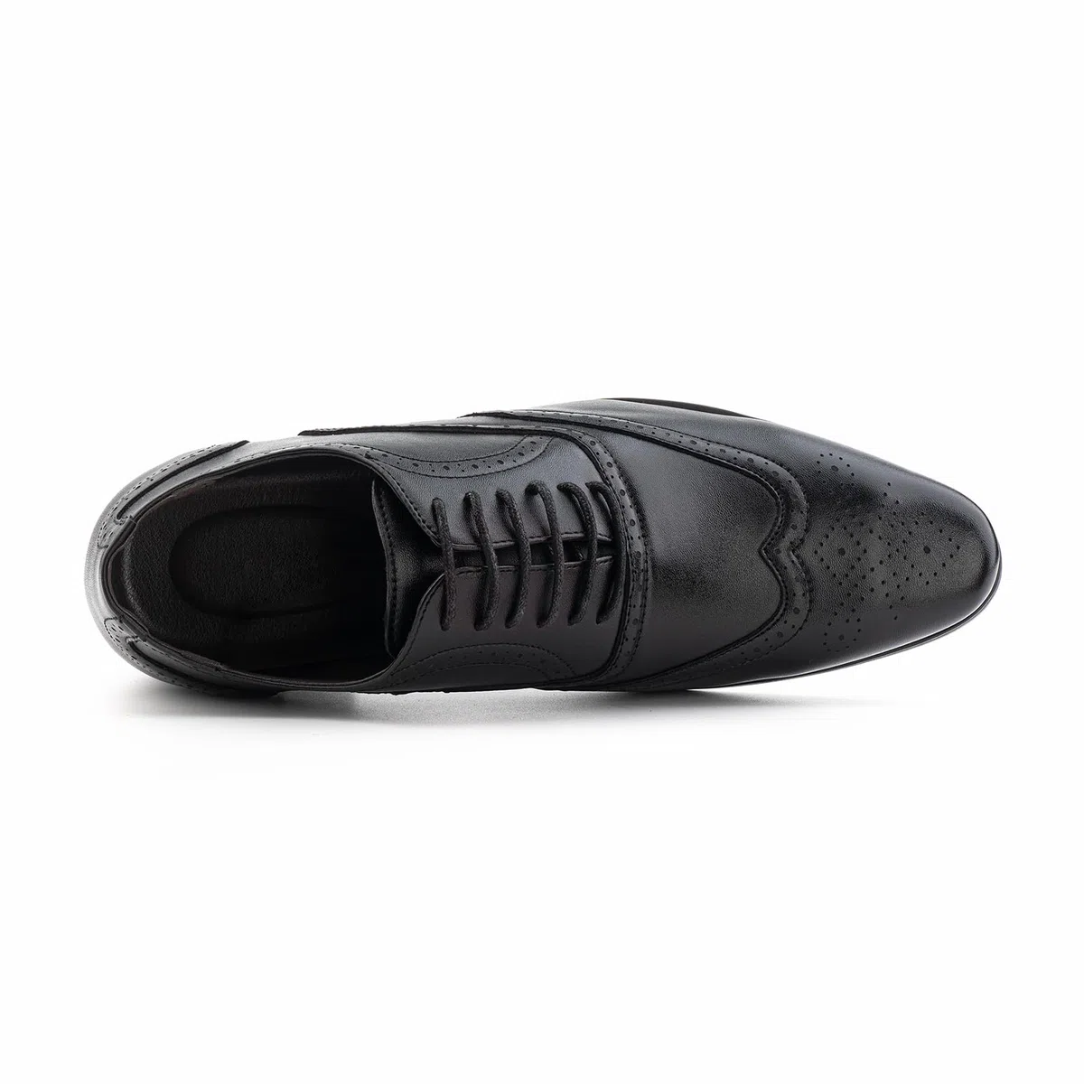 Hitmars Zapatos Oxford Hombre Zapatillas Vestir Derby Zapatos Boda Brogues Formales Cordones Clásico Traje Negro 43 EU