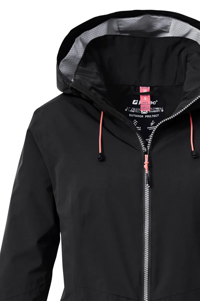 Killtec Damen Regenjacke Ooks 1 Chubasquero/Chaqueta funcional impermeable con capucha Mujer