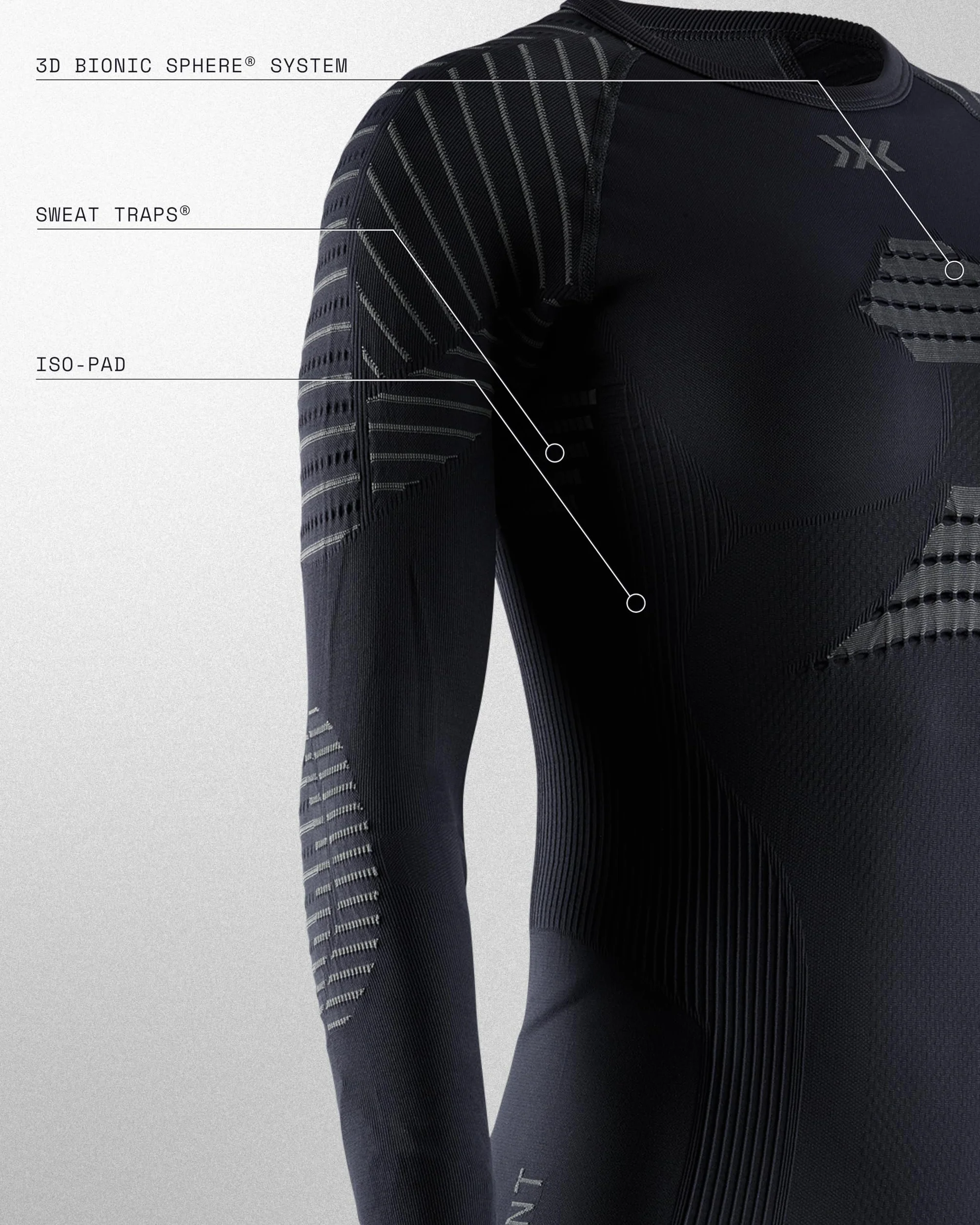 X-Bionic Invent 4.0 Shirt LG SL Wmn Camiseta Mujer