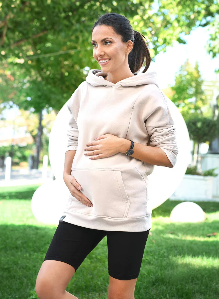 MijaCulture Molly M001 - Jersey de maternidad 2 en 1