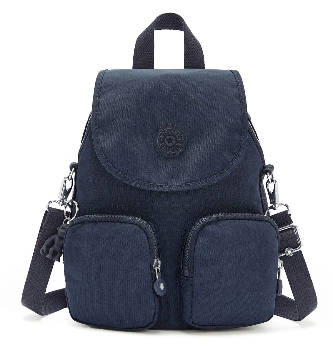 Kipling Firefly Up Mochila Pequeña (Convertible en Bandolera), Blue Bleu 2 (Azul)