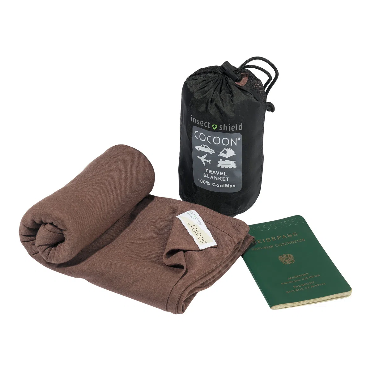 Cocoon Insect Travel Shield Travel Blanket - Manta de Viaje con Repelente de Mosquitos