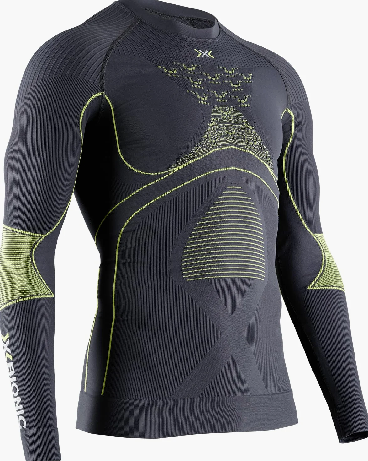 X-Bionic Energy Accumulator 4.0 Shirt Round Neck Long Sleeves Men Capa De Base Camiseta Funcional Hombre