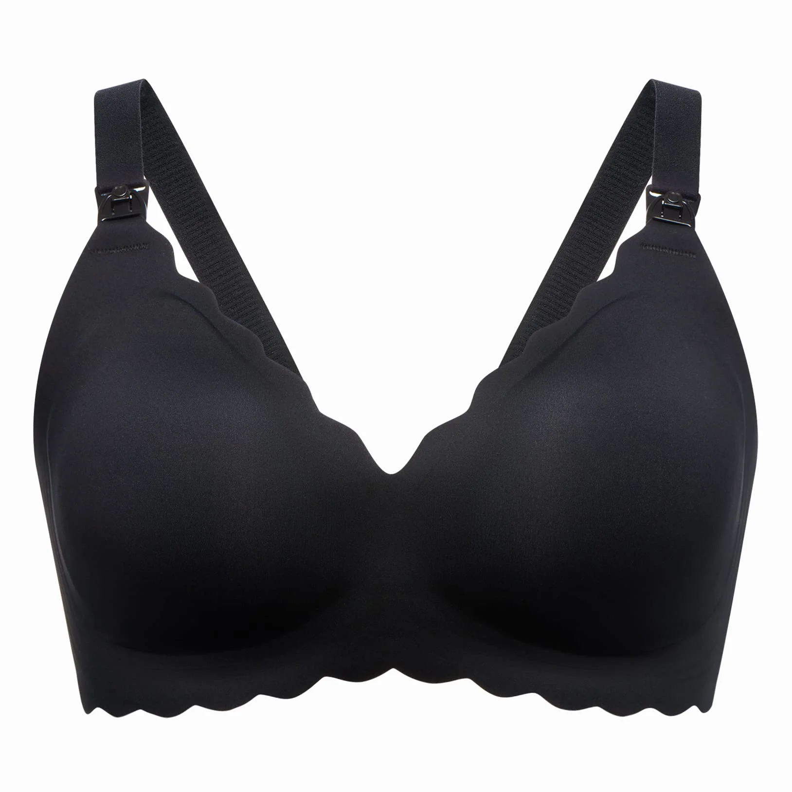 momcozy Sujetador Lactancia sin Costuras para Mujeres Embarazadas, Inalámbrico, con Soporte Jelly Strip y Diseño Clásico, Ideal para la Maternidad