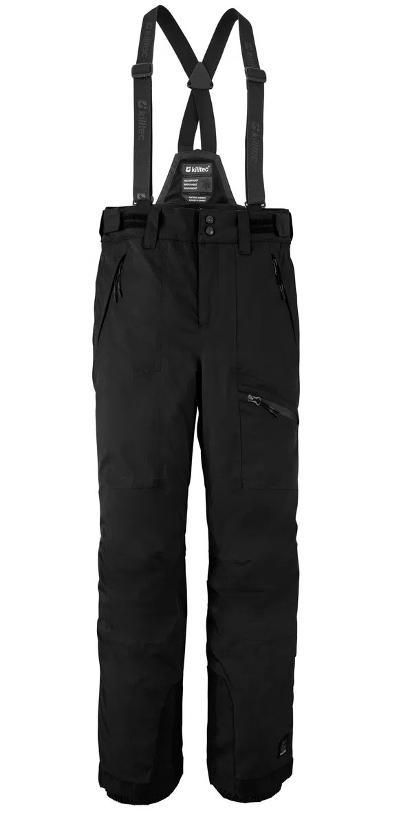 Killtec Boys Skihose 242 - Pantalones de esquí con Peto Desmontable y protección en los Bordes Niños