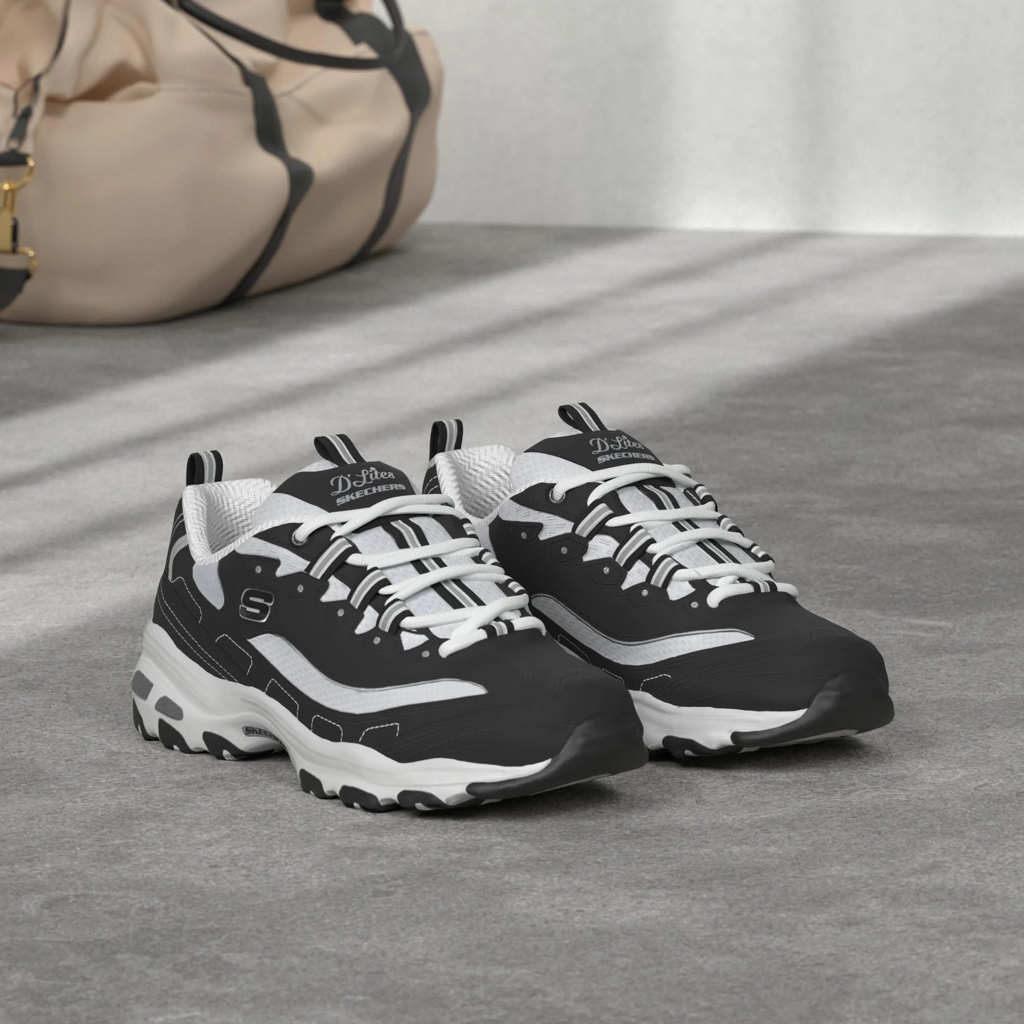 Skechers Mujer D'Lites Biggest Fan Trainers