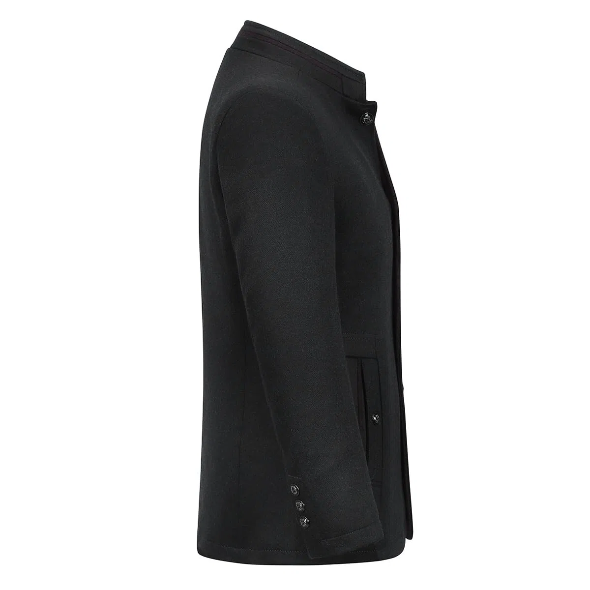 Allthemen Abrigos para Hombre Chaqueta de Manga Larga con Ajuste Regular y cálido Invierno Casual Ligero Abrigo botón Elegante Outwear
