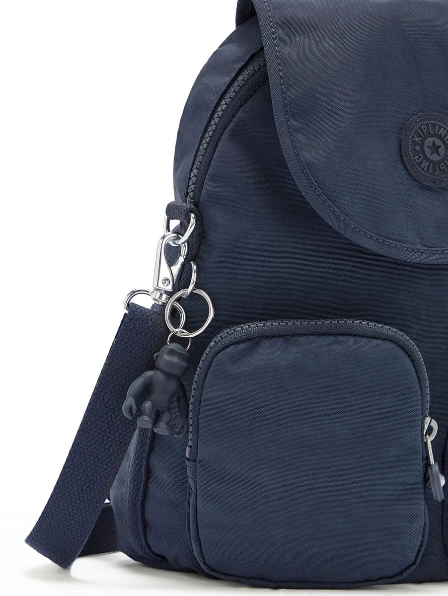 Kipling Firefly Up Mochila Pequeña (Convertible en Bandolera), Blue Bleu 2 (Azul)