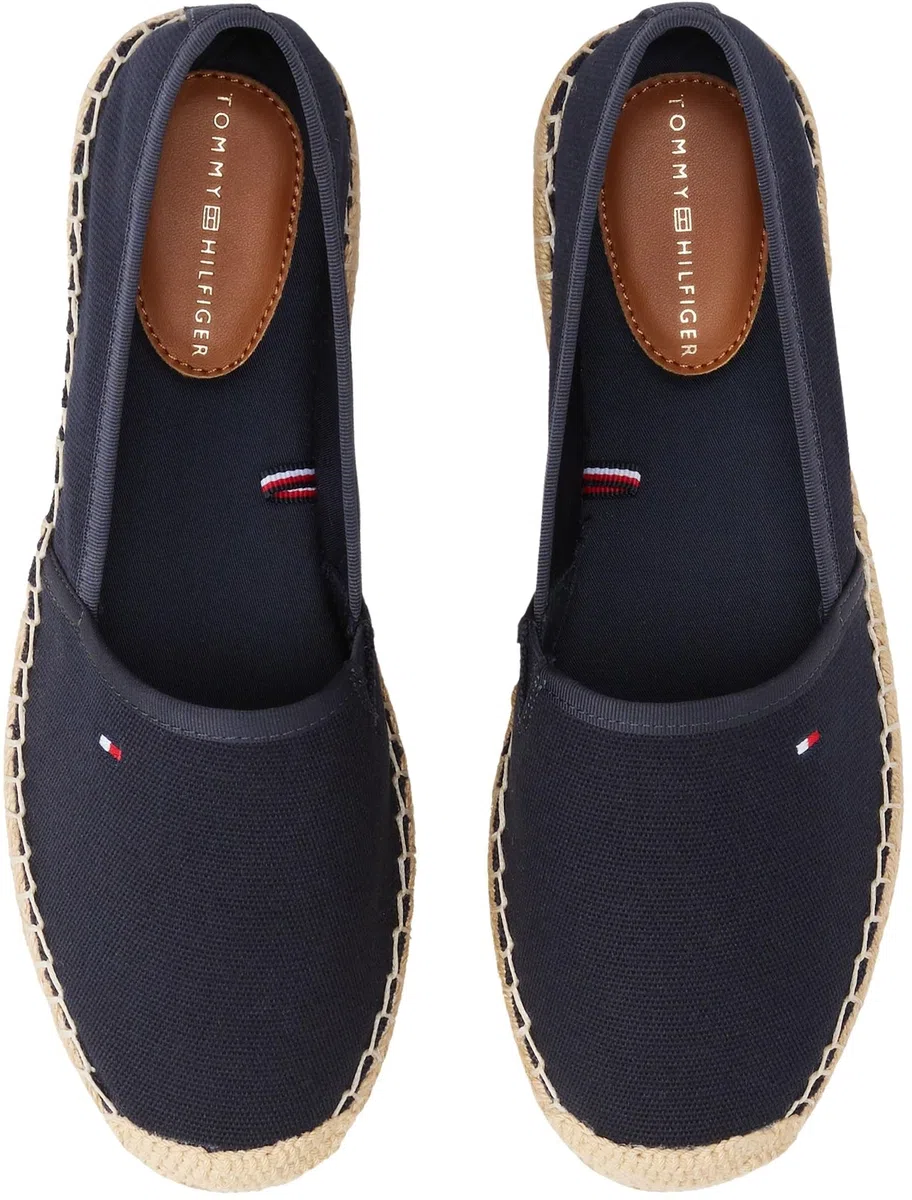 Tommy Hilfiger Alpargatas para Mujer Espadrilles Calzado de Tela