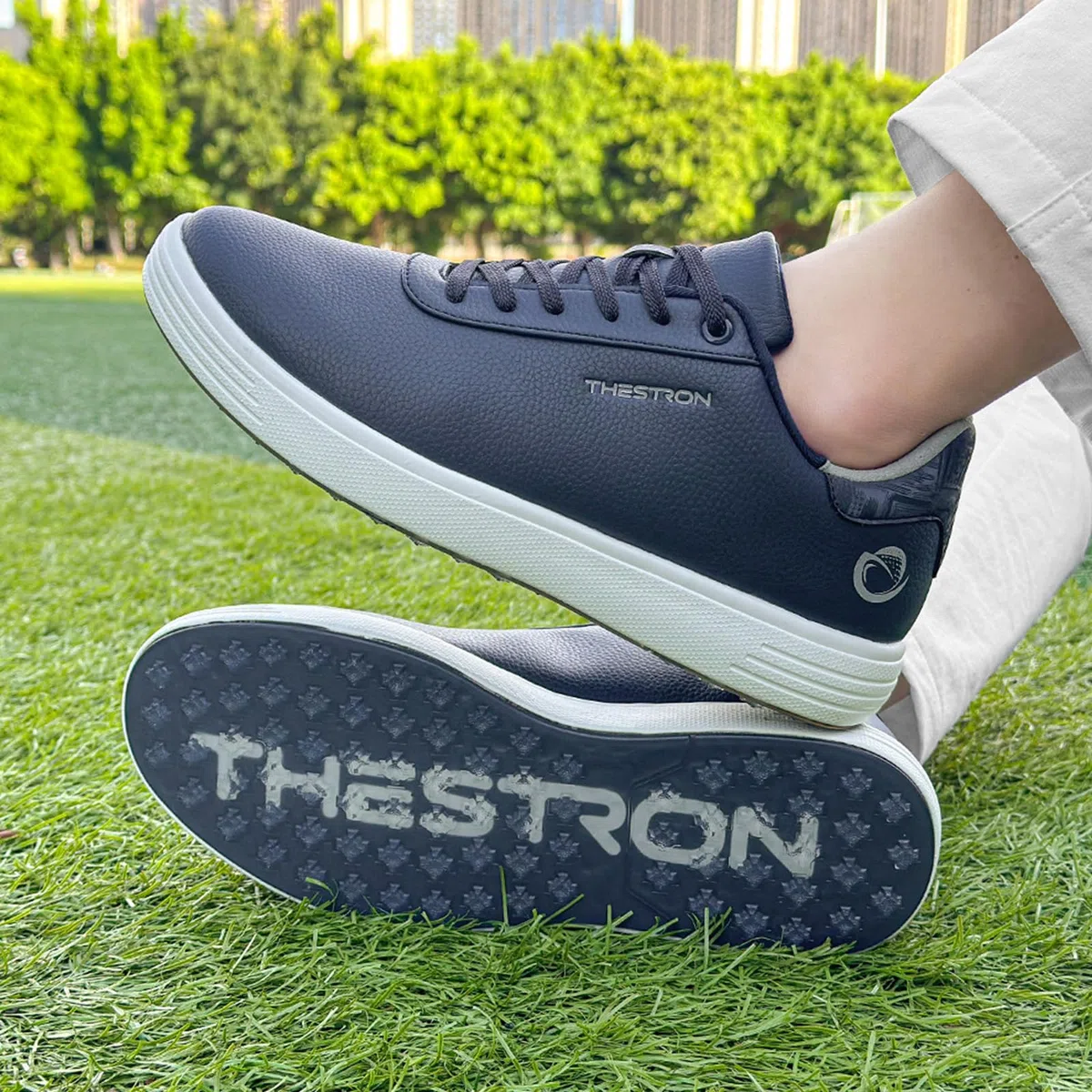 Zapatos De Golf para Hombre Sin Clavos Impermeables Zapato Entrenamiento De Golf Informales Transpirables Clásicas