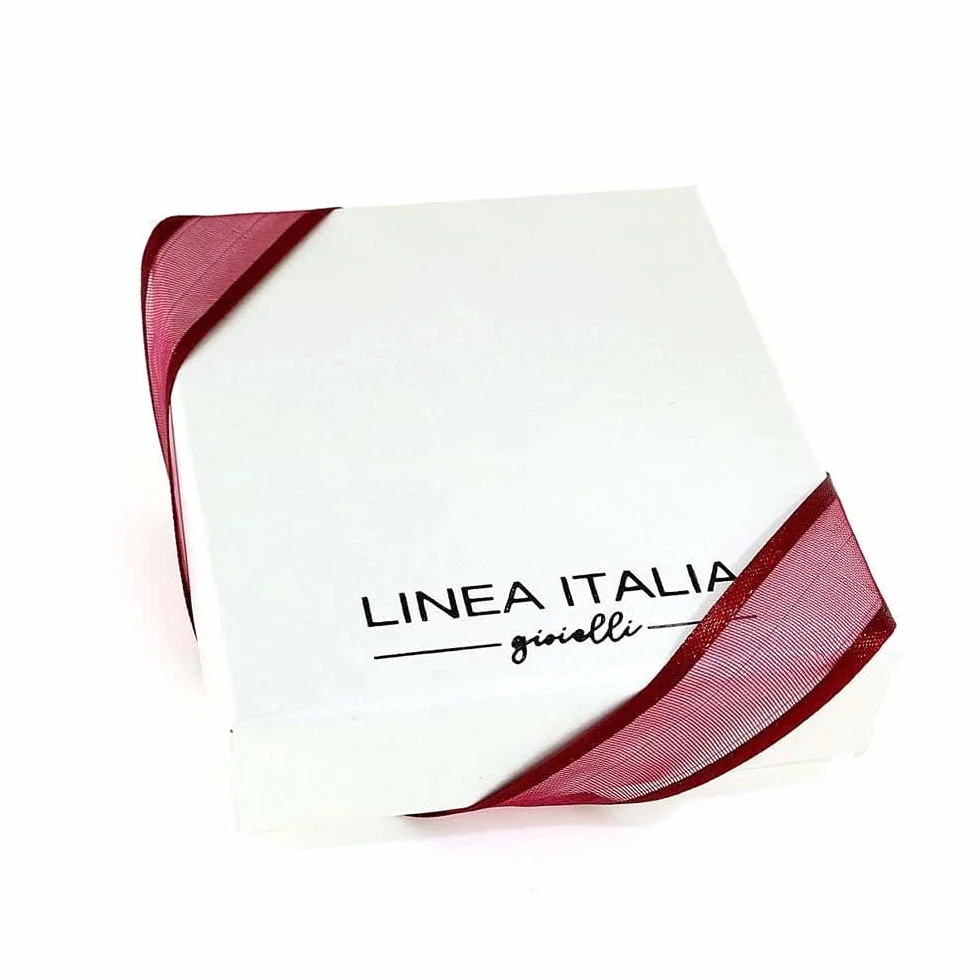 Linea Italia Gioielli - Collar Rosario Mujer en Plata 925 con Piedras Negras, Cruz y Medalla Virgen María - Joya Certificada Made in Italy