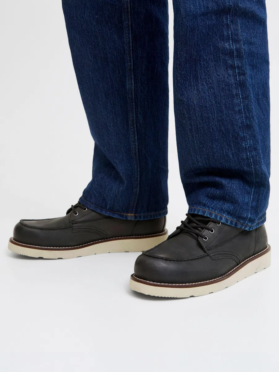 JACK & JONES Jfwtoronto Leather Boot Styd Ln Jfwtoronto - Botas de pielHombre