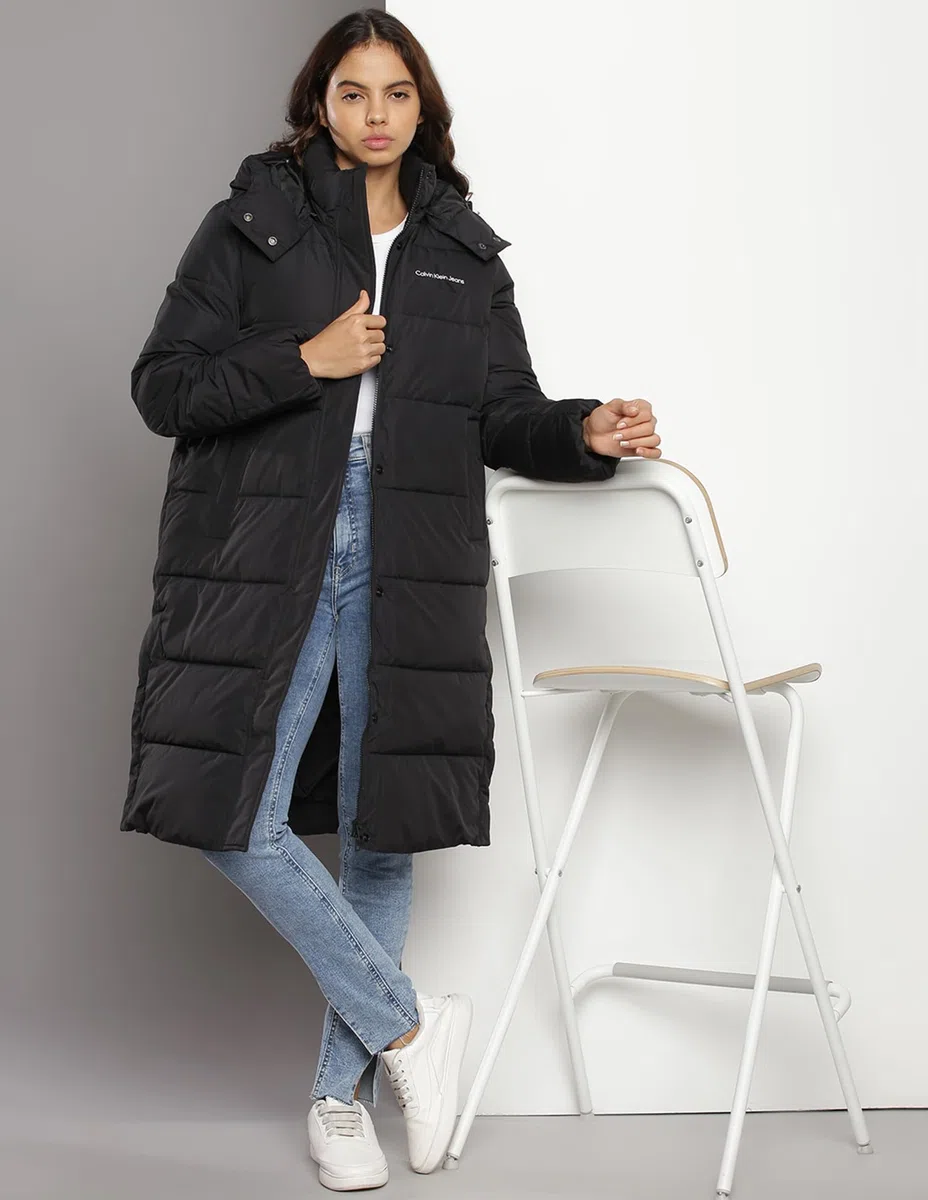 Calvin Klein Abrigo Mujer Down Long Puffer impermeable