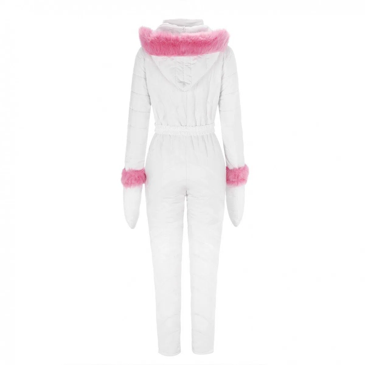 Traje de Nieve para Mujer de Una Pieza, Mono de Esquí para Invierno, Cálido, Sambas, Largo Con Capucha y Cierre de Cremallera, Impermeable y Cortavientos