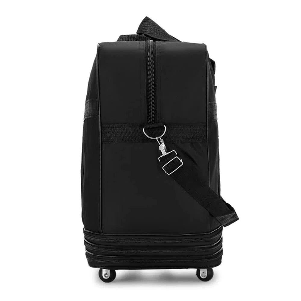 HUIOP Maleta Plegable Extensible,Bolsa de Equipaje de Viaje con Ruedas Plegable para Hombres y Mujeres,Bolsa de Viaje con Ruedas