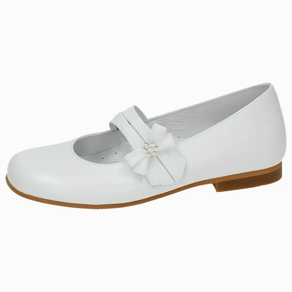 872338 ZAPATOS DE CEREMONIA NIÑA ZAPATO COMUNIÓN BLANCO 38