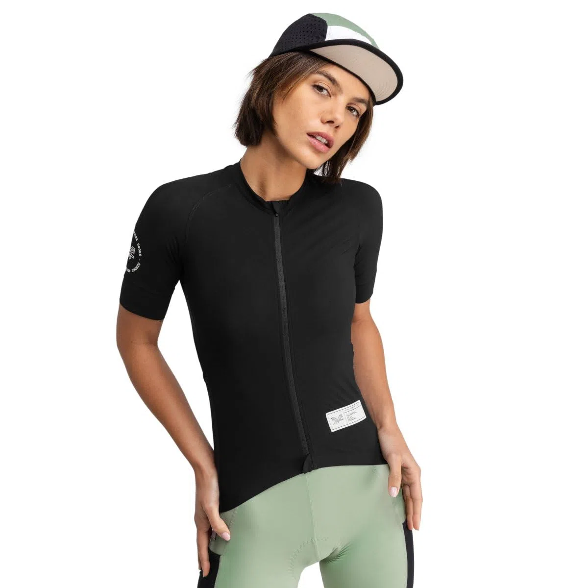 SIROKO Maillot de Gravel Manga Corta Ciclismo GM2 Glaris Negro
