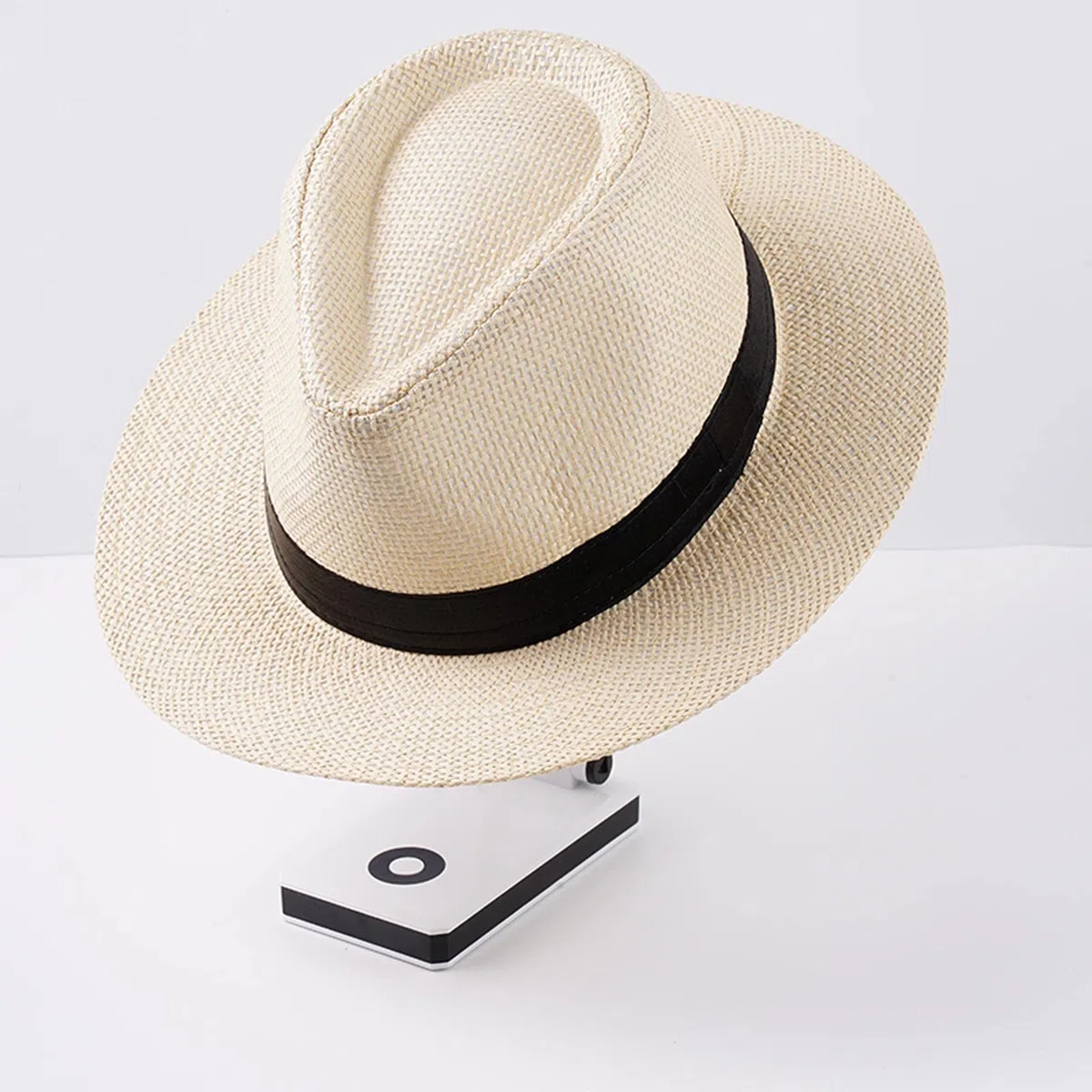 Sombrero Panamá de ala ancha para verano, informal, sombrero de paja para la playa, para hombre y mujer, viajes y exteriores