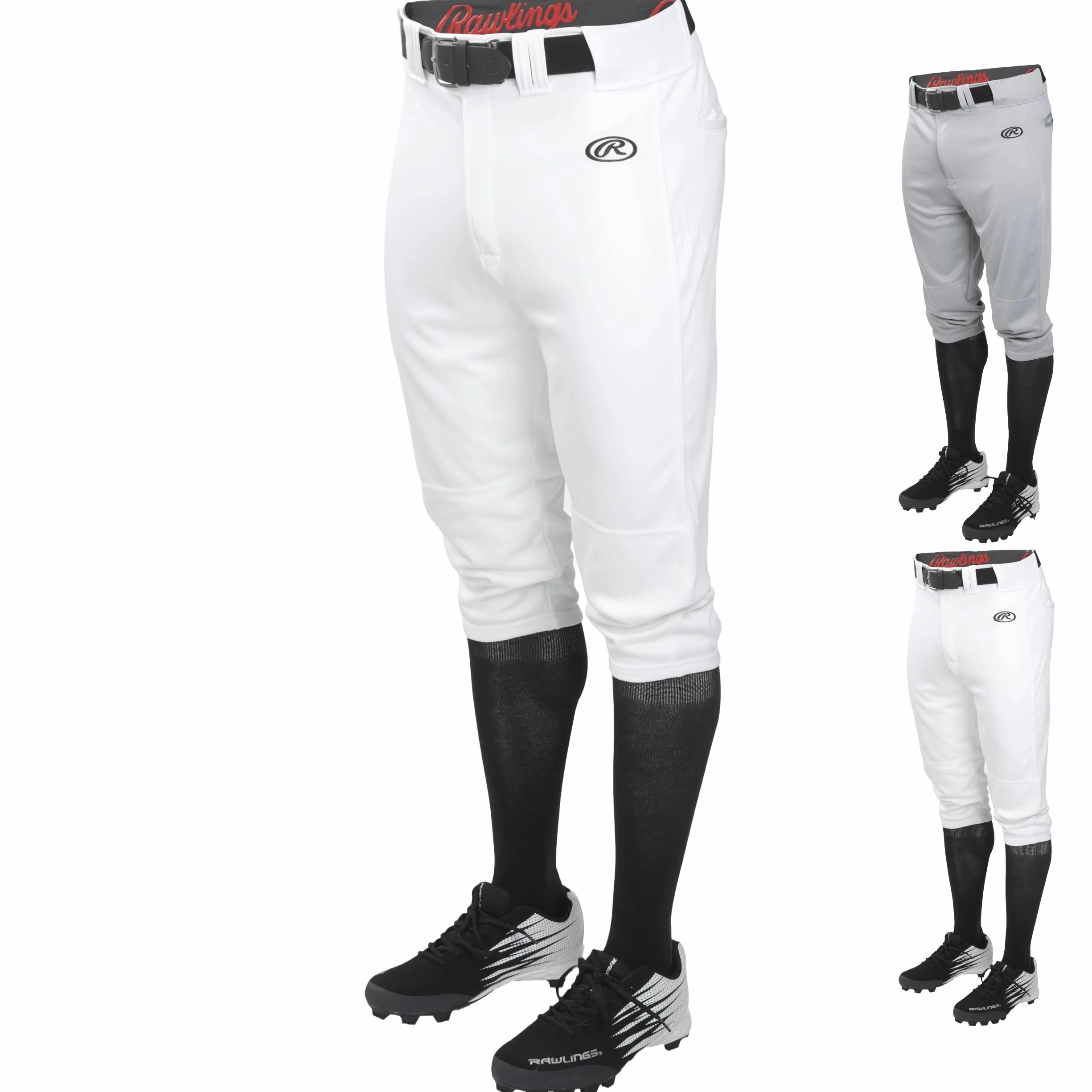 Rawlings Baseballhose Launch Series für Herren, Knicker-Fit, Erwachsenengrößen, Uni, in Mehreren Farben