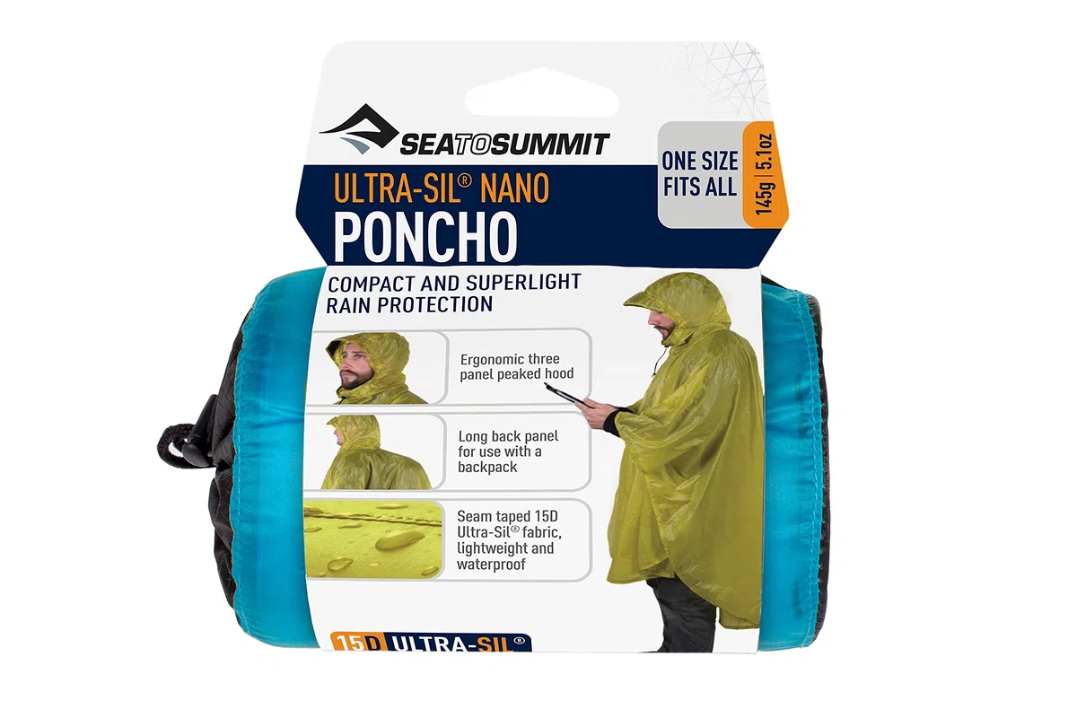 Sea to Summit Poncho 15d Chaquetas Impermeables, Unisex Adulto