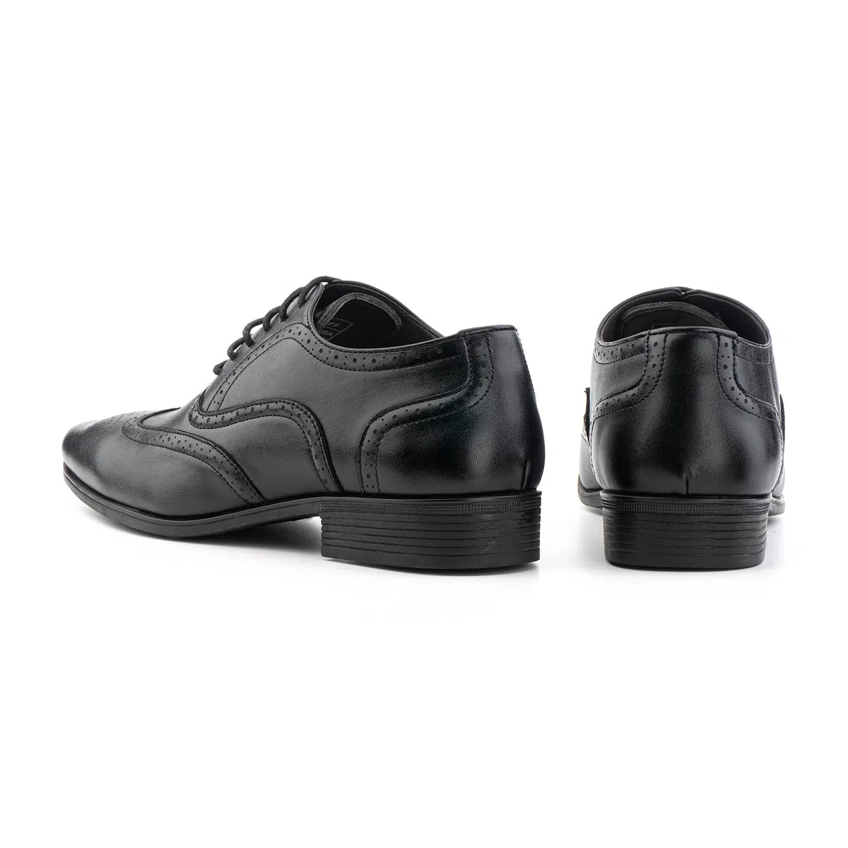 Hitmars Zapatos Oxford Hombre Zapatillas Vestir Derby Zapatos Boda Brogues Formales Cordones Clásico Traje Negro 43 EU