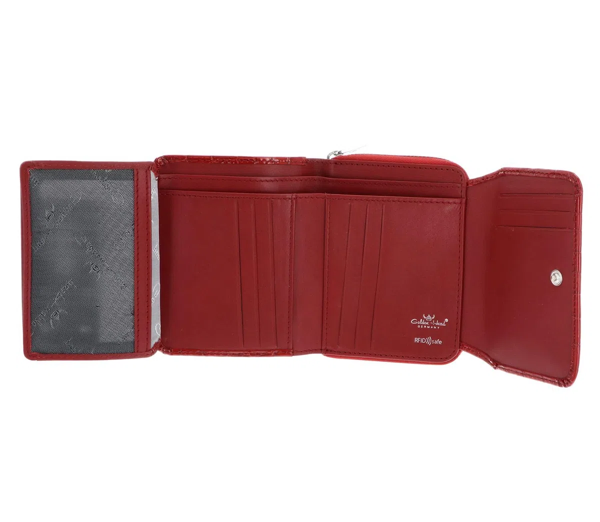 Golden Head Cuero Monedero Cayenne RFID Protect RV-Börse 3316 Kirsche Rojo