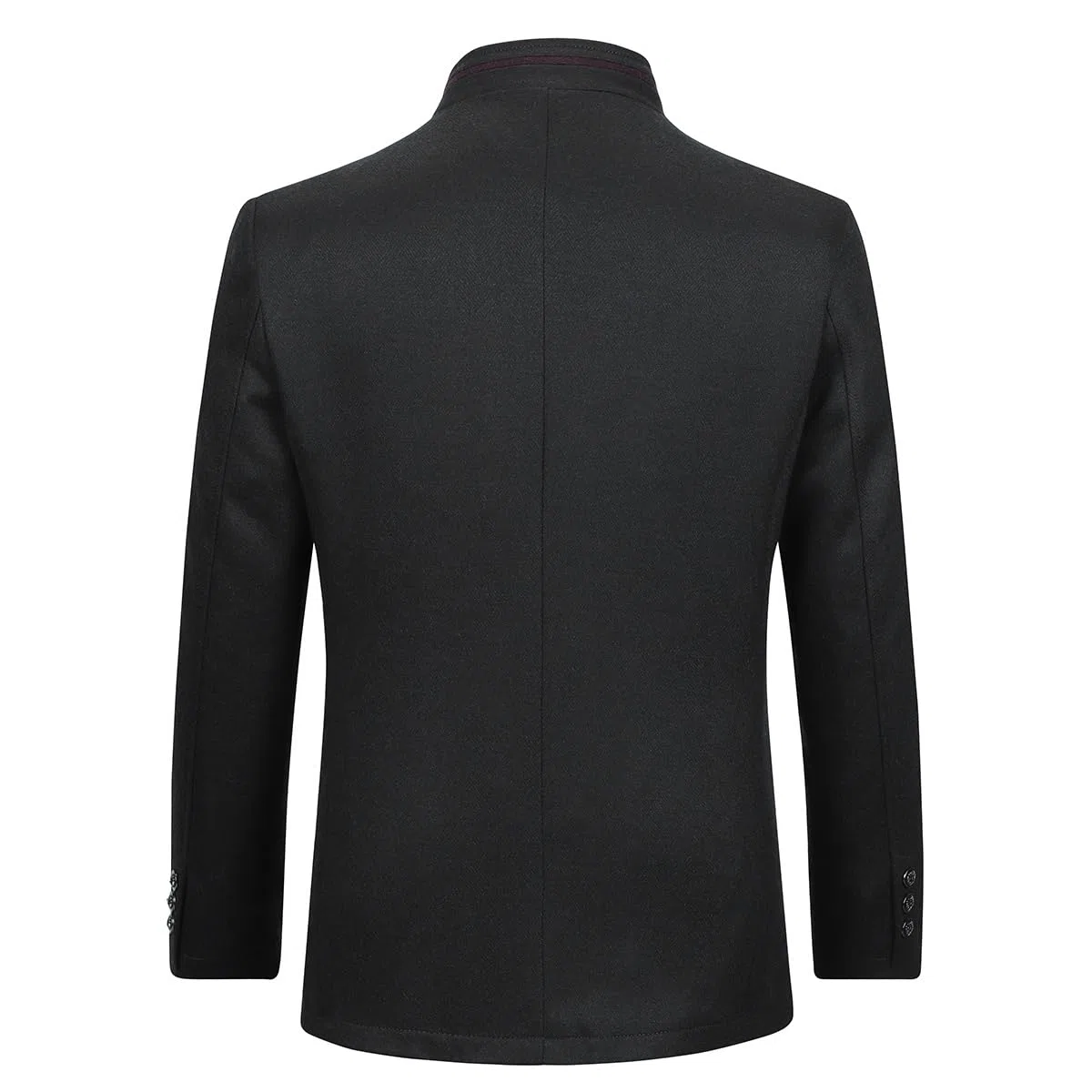Allthemen Abrigos para Hombre Chaqueta de Manga Larga con Ajuste Regular y cálido Invierno Casual Ligero Abrigo botón Elegante Outwear