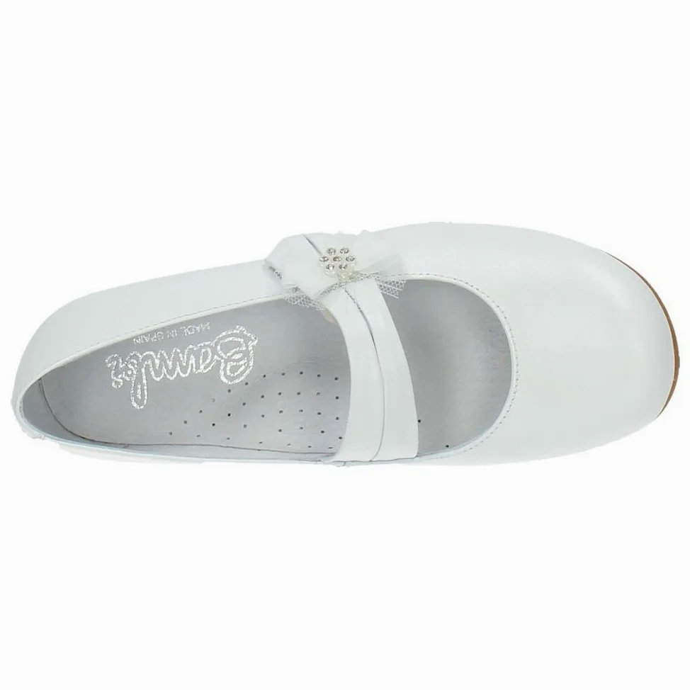 872338 ZAPATOS DE CEREMONIA NIÑA ZAPATO COMUNIÓN BLANCO 38