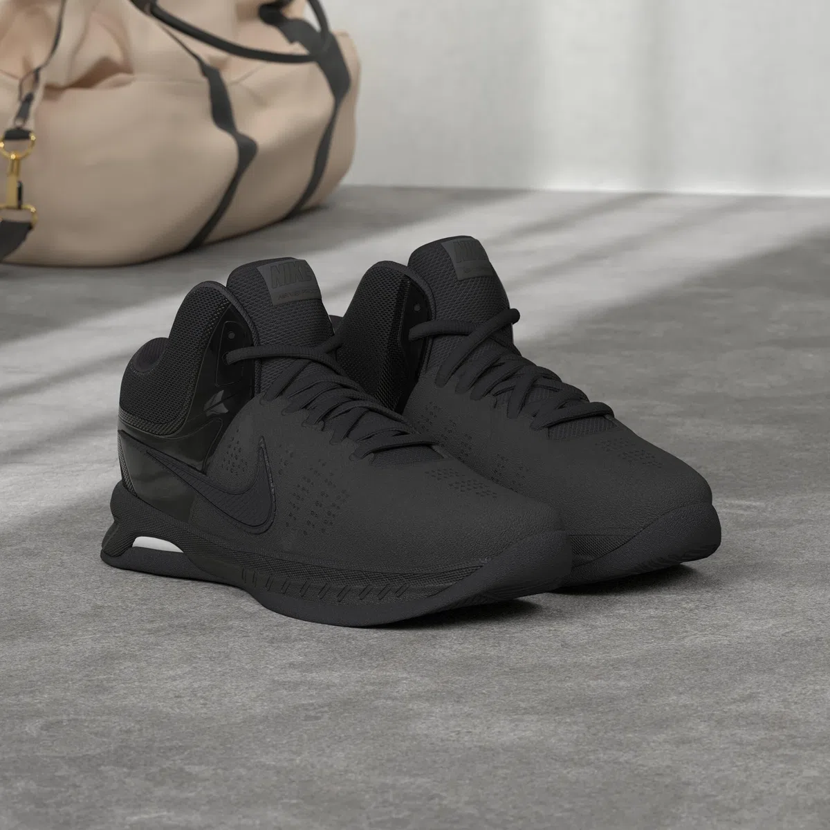 Aire Visi Pro zapatillas de baloncesto Vi Nubuck Negro / antracita 11,5