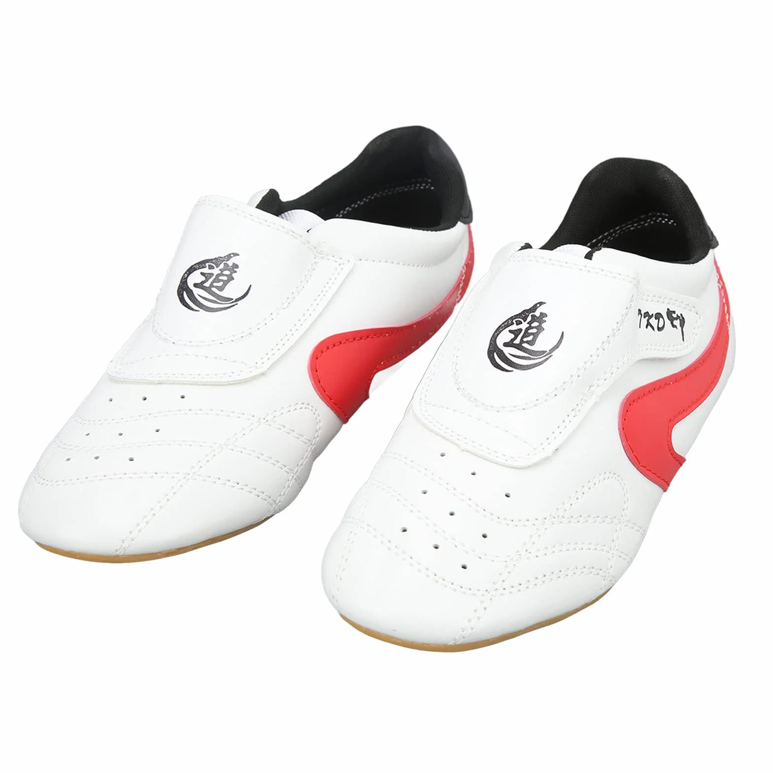JTLB Zapatillas ligeras de taekwondo, unisex para adultos, suela Oxford de piel sintética transpirable, diseño simple, excelente durabilidad (43)