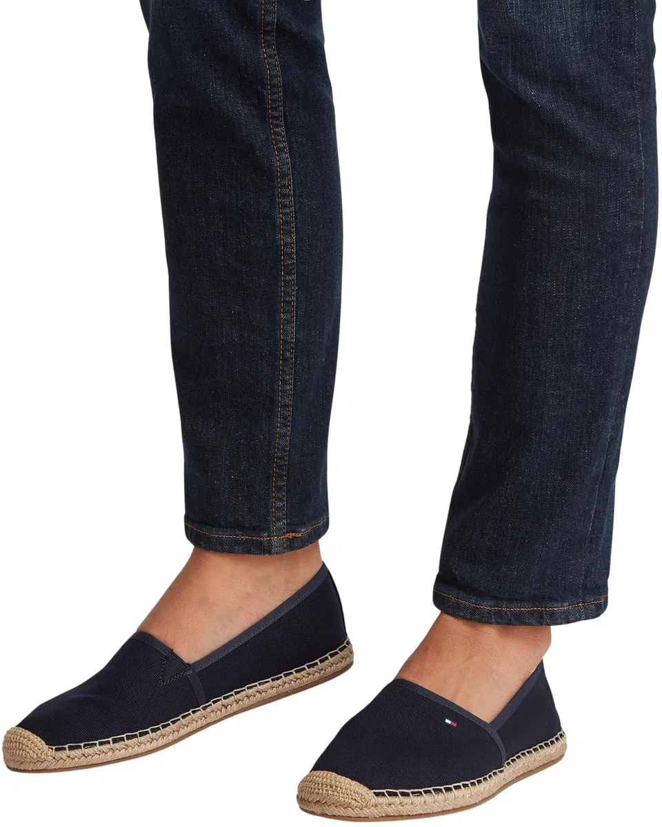 Tommy Hilfiger Alpargatas para Mujer Espadrilles Calzado de Tela