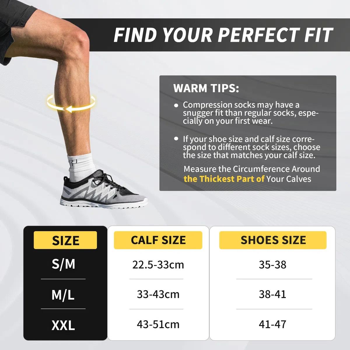 CAMBIVO 6Pares Medias de Compresión Mujer Hombre, Calcetines Compresion 20-30mmHg, Medias de Compresion Varices, para Deporte, Running, Ciclismo, Senderismo, Baloncesto, Fútbol, Viaje Avion