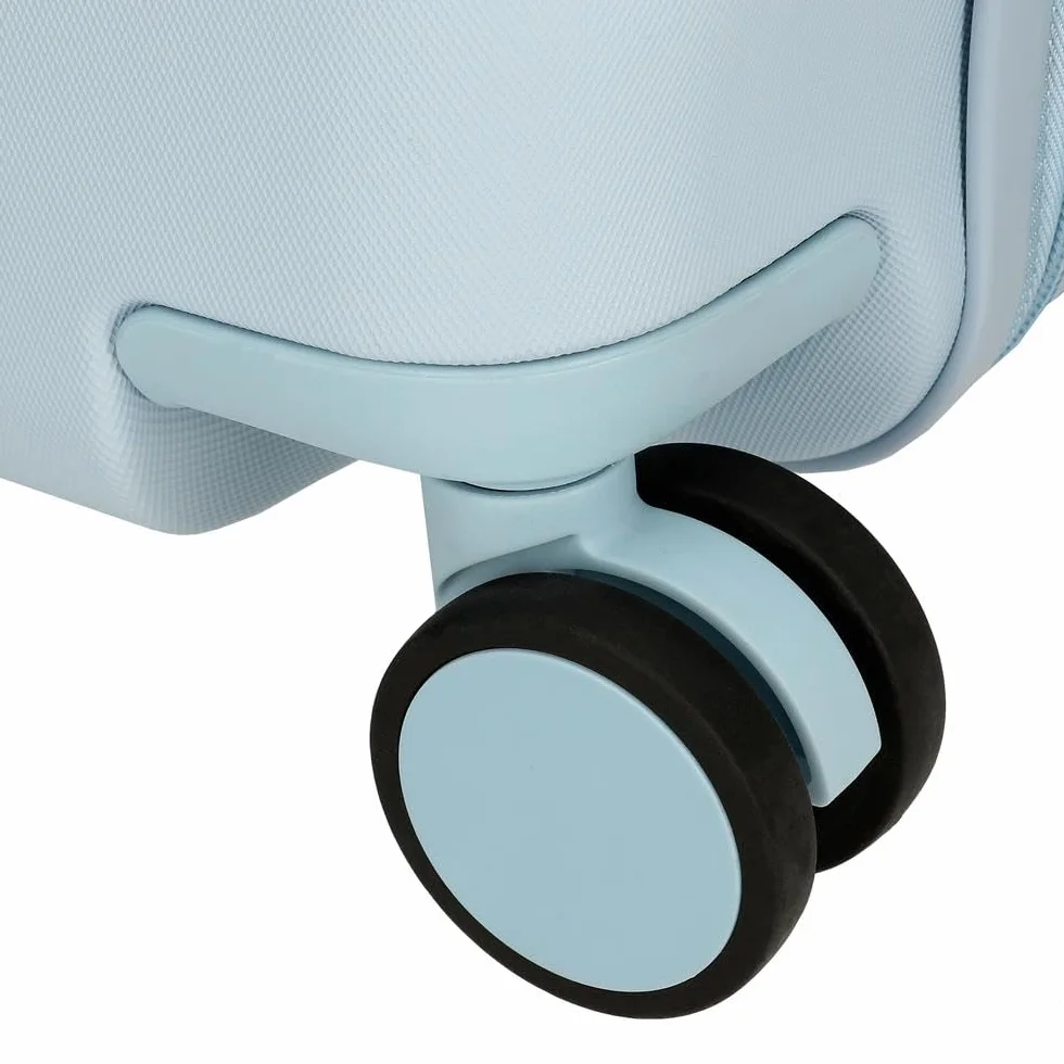 Valise pour Enfants Enso Mr Crab, en ABS, Doubles roues pivotantes multidirectionnelles, serrure à Combinaison latérale pour un Voyage en Toute sécurité, Multiples possibilités d'utilisation.
