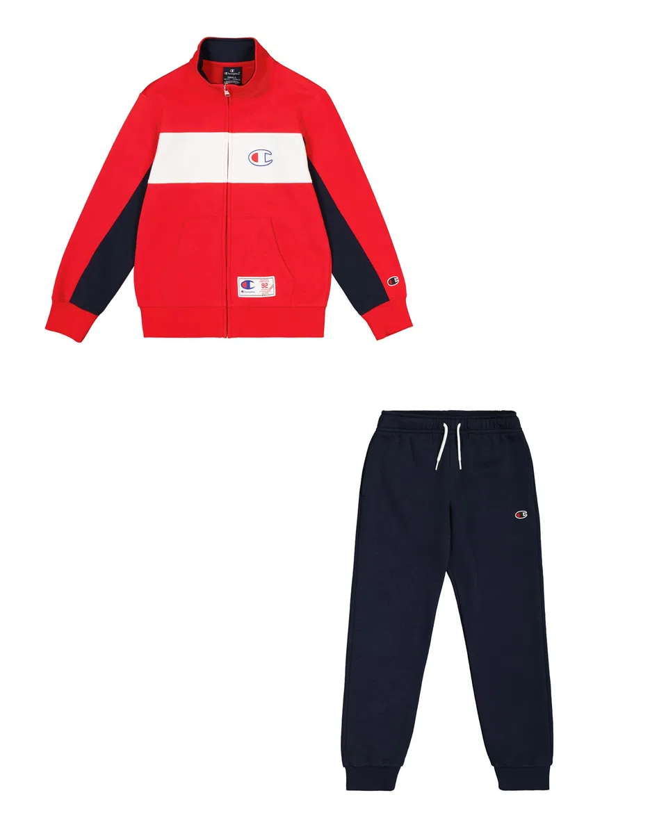 Champion Legacy Retro Sport B (306861) - Ultralight Soft Compact Powerblend Fleece High-neck chandal bebe Niños (Pack de 1)