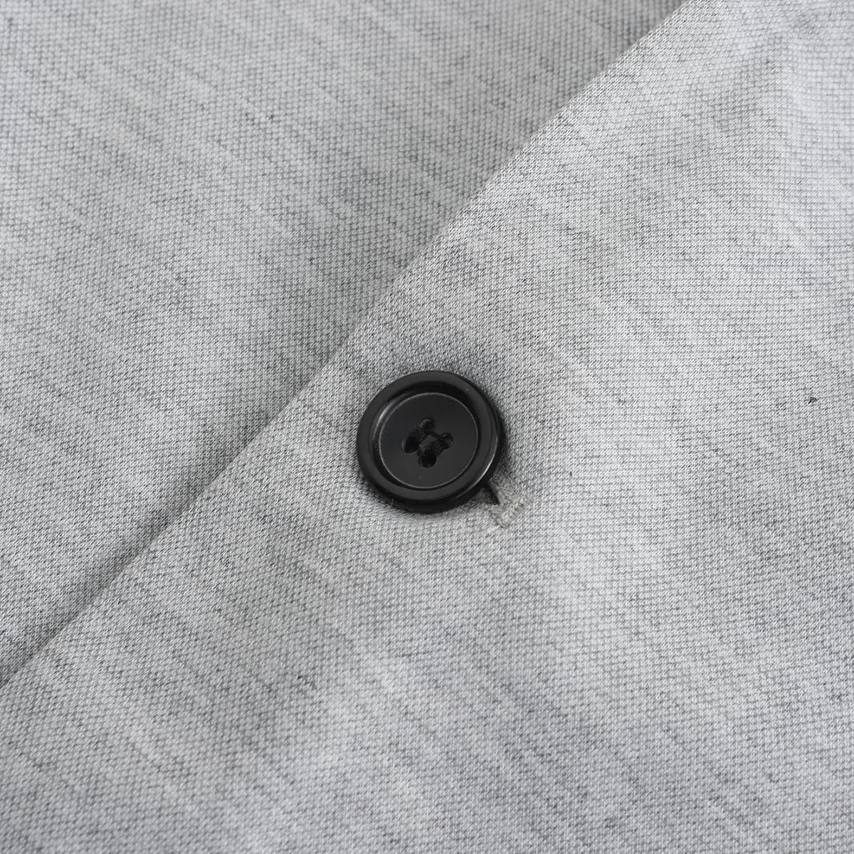 YFFUSHI Blazers de Hombre Chaqueta Slim Fit de Algodón Casual 1 Botón Elegante para Boda Oficina Ceremonia