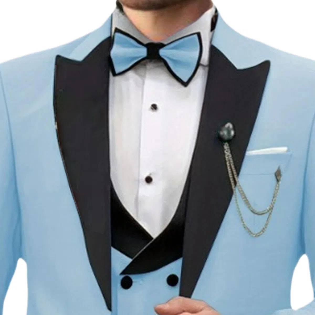 Traje de 3 Piezas para Hombre, Elegante, Ajustado, con Solapa de Pico, un botón, Formal, para Negocios, Boda, Fiesta, Chaqueta, Chaleco, pantalón, Conjunto Traje