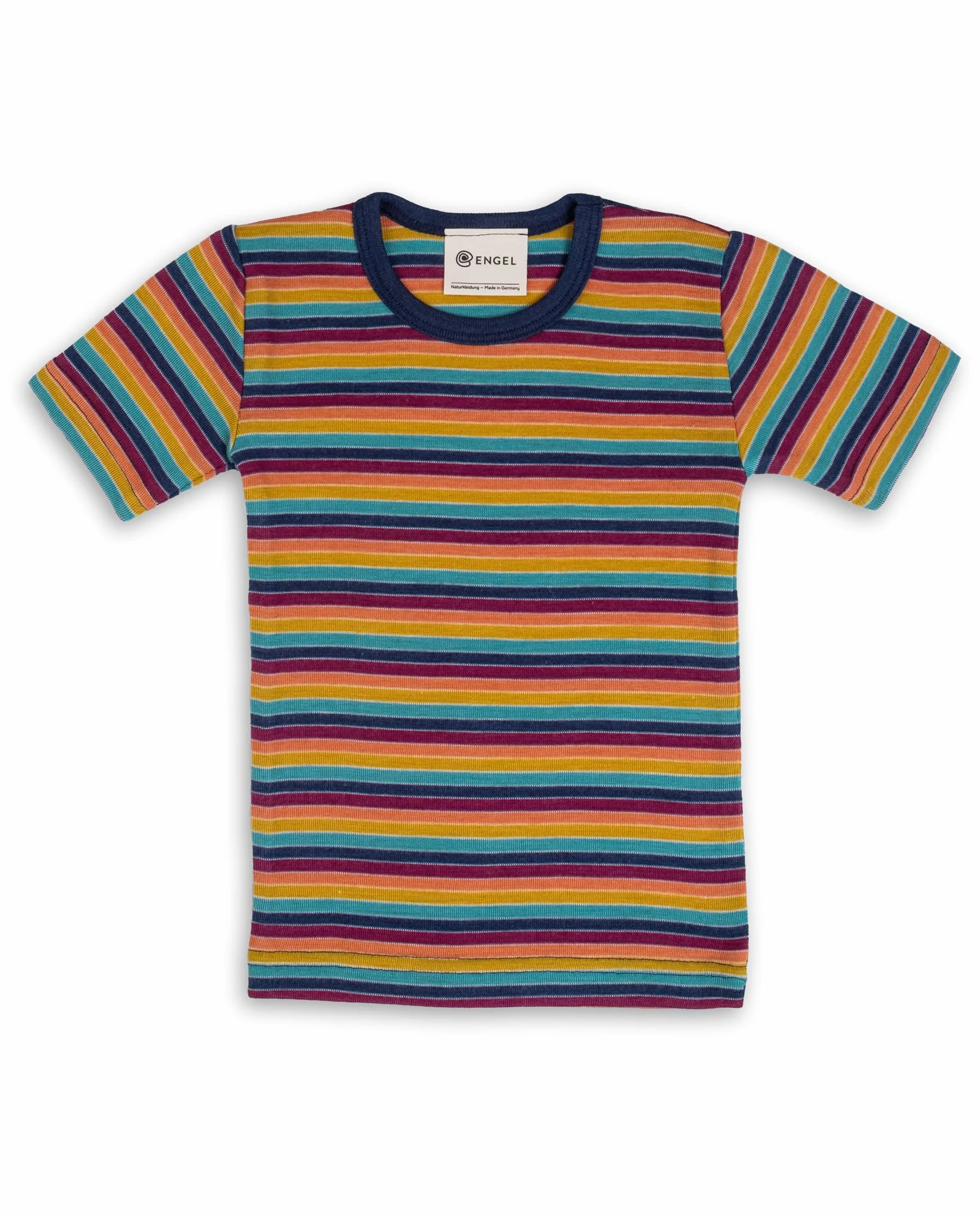 Engel Naturaleza, camiseta interior de manga corta para niños, 70% lana merino kbT, 30% seda