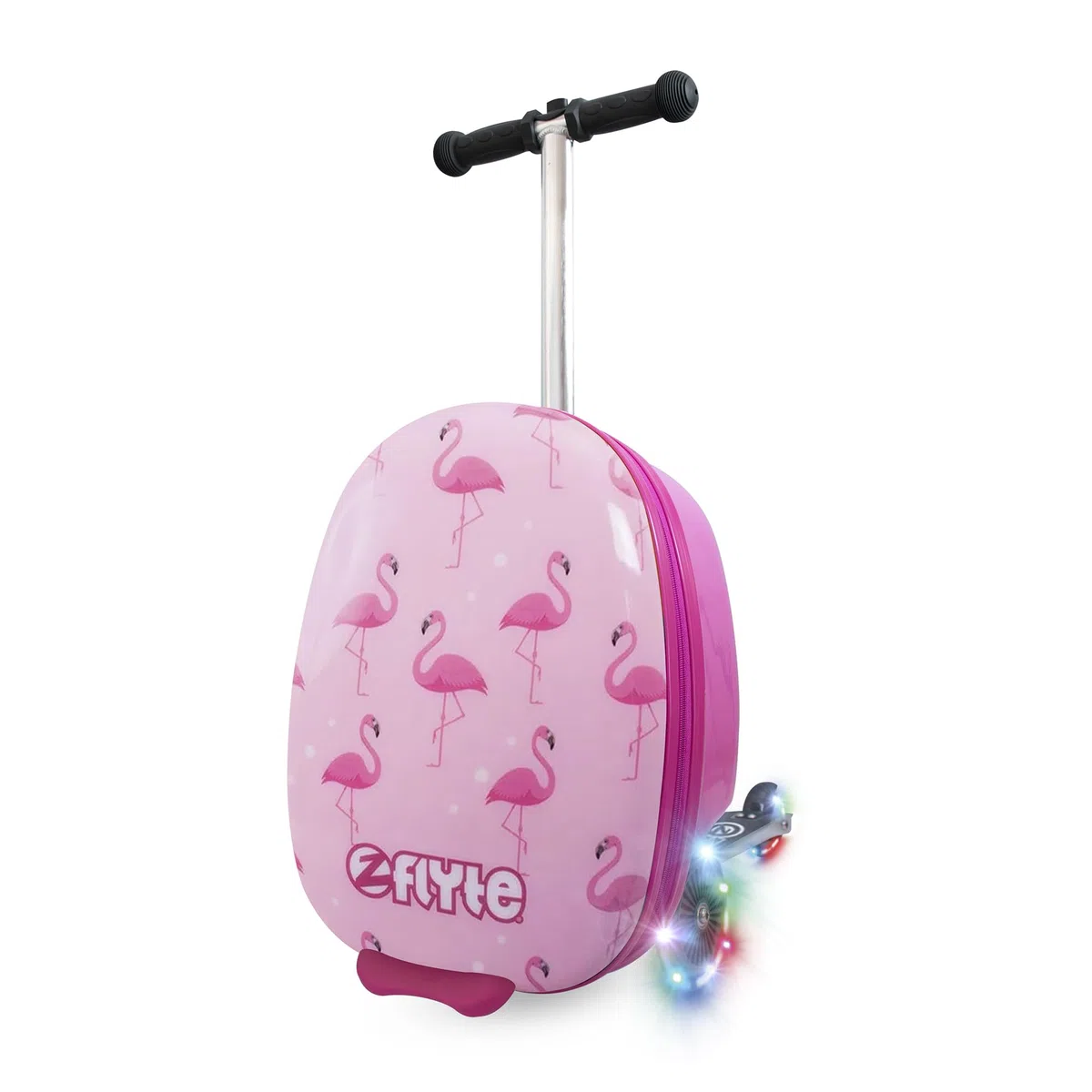 Flyte Scooter Suitcase Folding Kids Luggage - Hardshell, Ride On with Wheels, 2-in-1, 18 Inch, 25 Litre Capacity