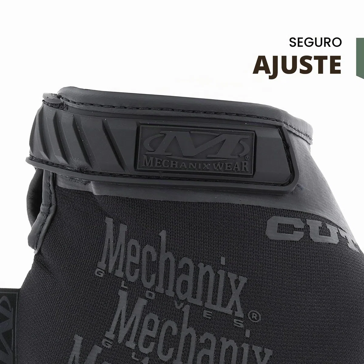 Guantes Tactical Specialty Pursuit D5 de Mechanix Wear (Mediana, Negro entero)