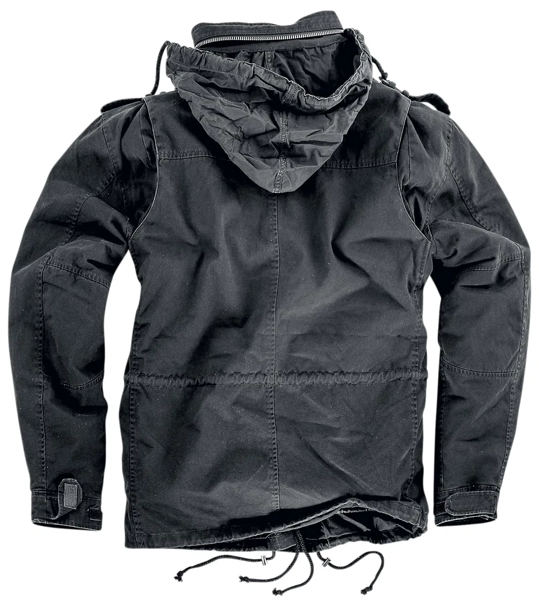 Black Premium by EMP Hombre Chaqueta negra de invierno con chaqueta interior desmontable