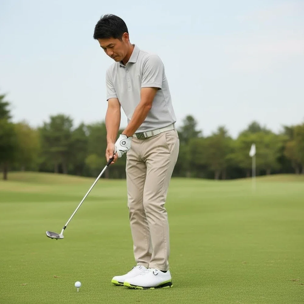 Zapatos de Golf Impermeables Antideslizantes para Hombre con Sistema de Encaje