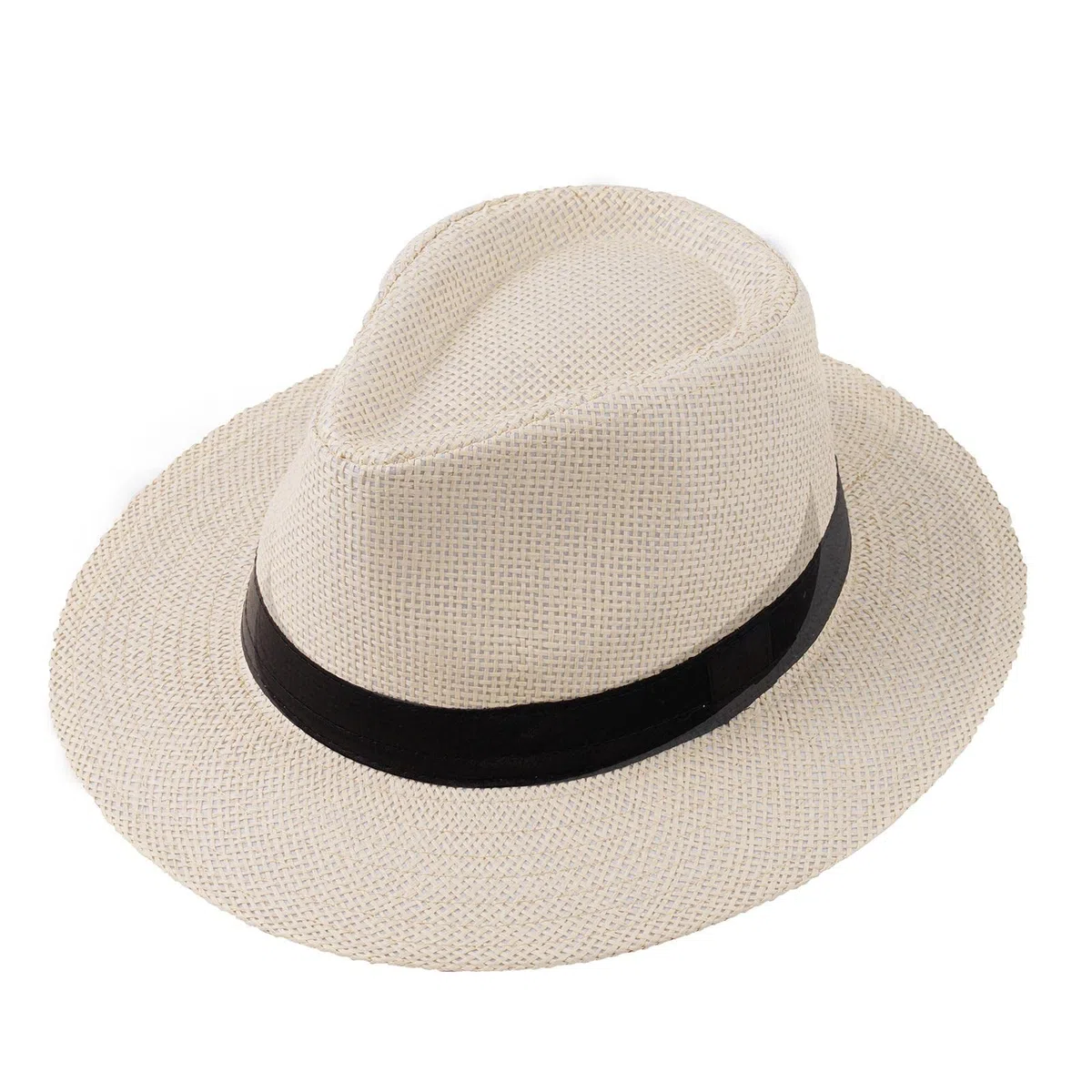 Sombrero Panamá de ala ancha para verano, informal, sombrero de paja para la playa, para hombre y mujer, viajes y exteriores