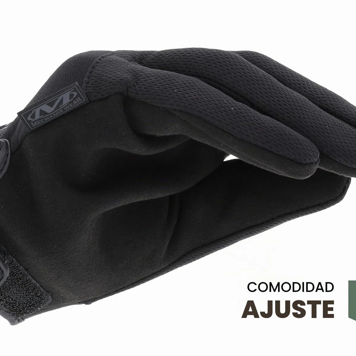 Guantes Tactical Specialty Pursuit D5 de Mechanix Wear (Mediana, Negro entero)