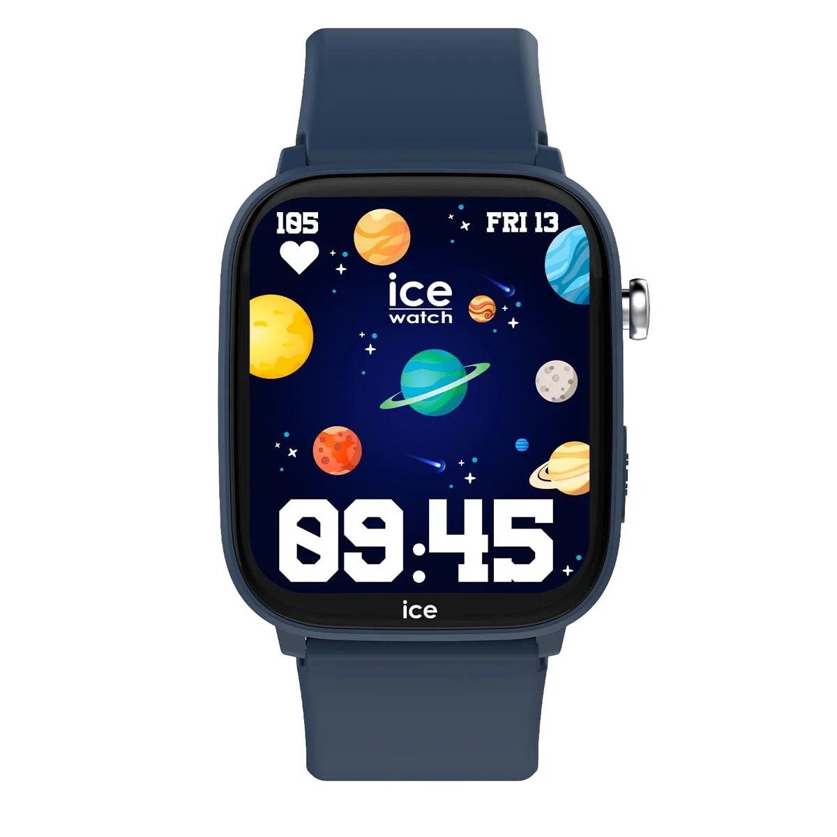 ICE-WATCH - Ice Smart Junior FH Blue - Reloj Conectado geolocalizable Azul para Niño con Correa de Silicona - 025680 (36mm Pulgadas) - Localización geográfica a través de la aplicación Find HUB