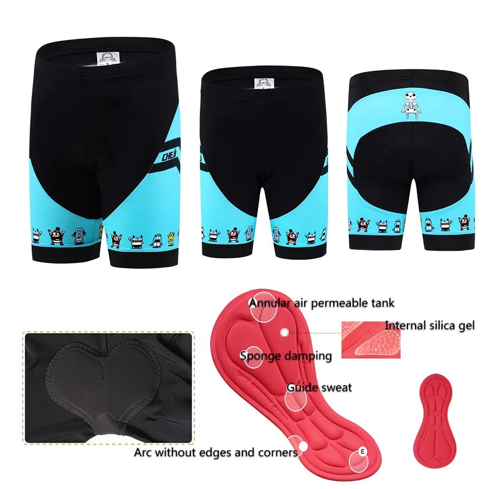 Traje de Ciclismo Niño, Jersey Conjunto Ropa Maillot de Ciclismo para Niños y Niñas Bicicleta Camiseta Manga Corta y Pantalones