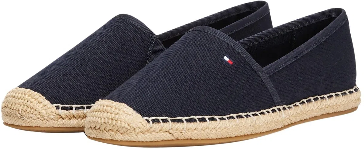 Tommy Hilfiger Alpargatas para Mujer Espadrilles Calzado de Tela