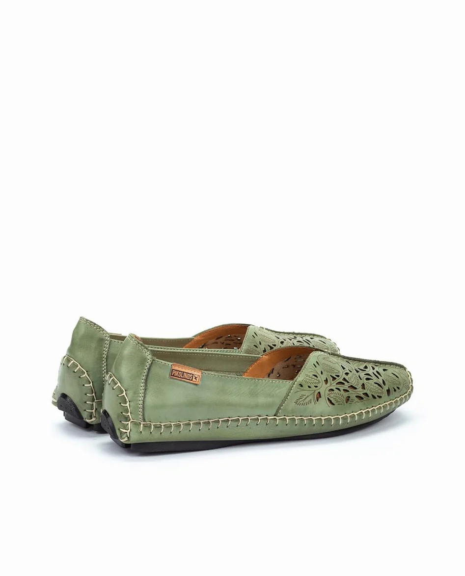 Pikolinos Mocasines en Cuero Jerez para Señora